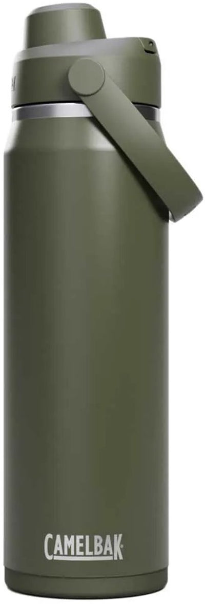 Camelbak thrive chug drinkfles - 750 ml - rvs - met draaidop - isolatie waterfles - groen