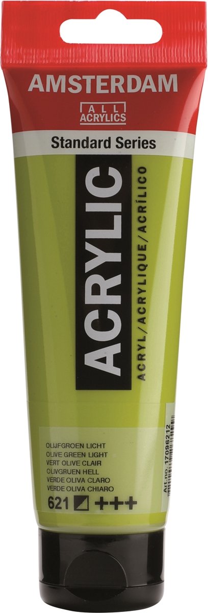 Amsterdam standard series acrylverf tube 120 ml olijfgroen licht 621