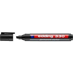 Permanent marker 330 schuin edding 4-330001 kunststof 1-5mm zwart