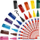 Edding 400 permanent marker - 10 kleuren - 10 stiften - ronde punt 1 mm - watervast, sneldrogend - wrijfvast - voor karton, kunststof, hout, metaal, glas