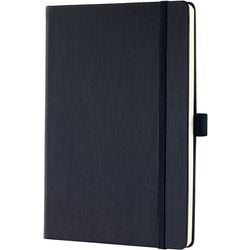 Notitieboek sigel 80g m2 14,8x21cm gelijnd geribbeld 97vel