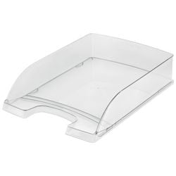 Brievenbakje leitz plus a4 transparant plastic