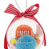 Cupid comet Jingle bells kerstbal met speelgoed kat