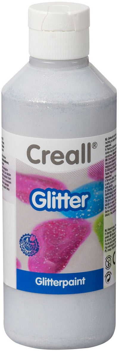 Creall zilver glitterverf - uni