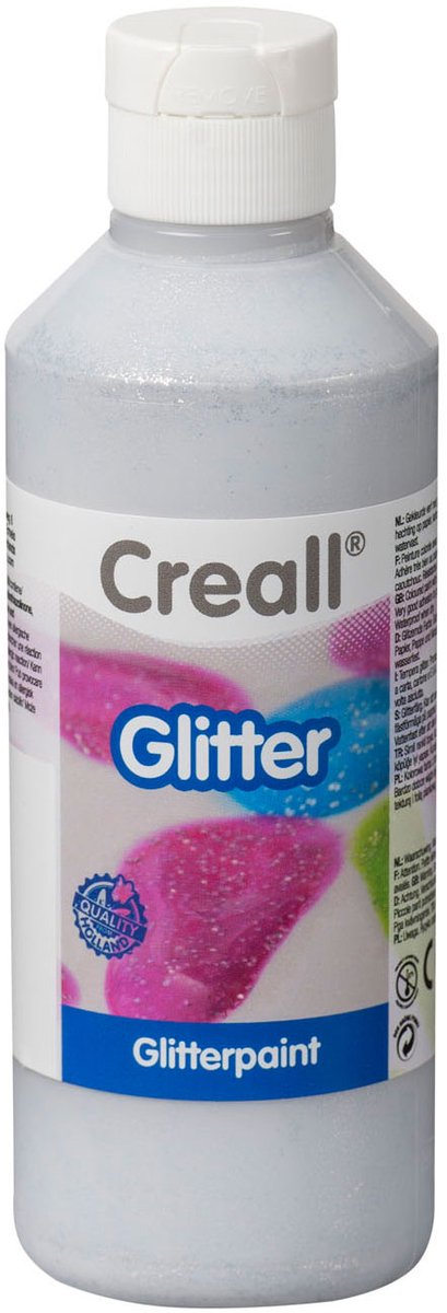 Creall zilver glitterverf - uni