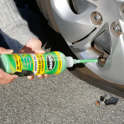 Slime noodafdichtmiddel voor banden 473 ml navulling smart repair set