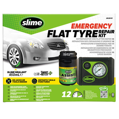 Slime smart repair plus noodreparatieset voor lekke banden