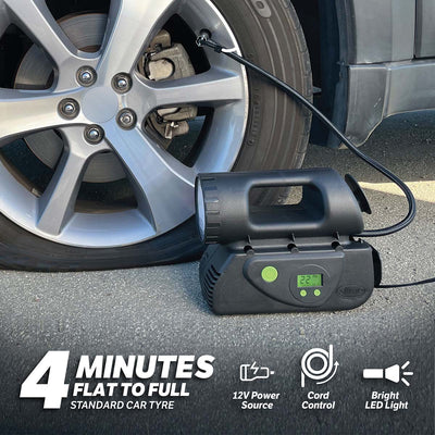 Slime deluxe 12v digitale bandenpomp compressor