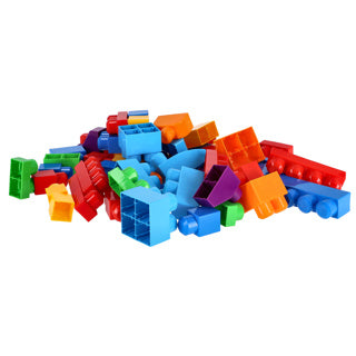 Mega bloks grote bouwtas - bouwset met 60 grote bouwblokken