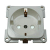 C-line wandcontactdoos camper en caravan 230 volt wit - zonder verkoopverpakking