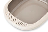 Savic kattenbak happy planet gizmo met rand mocca warmgrijs - afbeelding 4