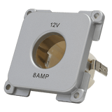 C-line 12 volt stopcontact camper en caravan zilver - afbeelding 1