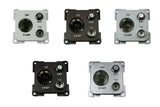 C-line 12 volt contactdoos met antenne en satelliet aansluiting bruin - afbeelding 2