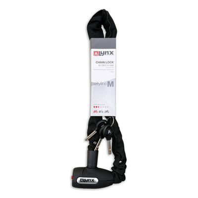 Lynx kettingslot 5.5 x 85cm zwart cityline m