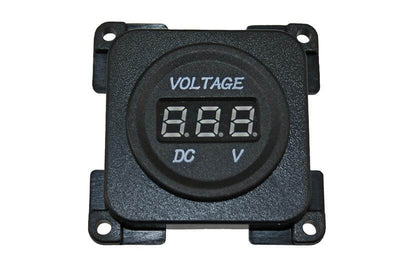 C-line voltmeter camper en caravan zwart - zonder verkoopverpakking