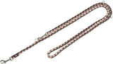 Trixie Hondenriem cavo verstelbaar bruin beige - afbeelding 1