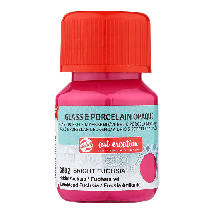 Talens art creation • glas porselein dekkend 30ml helder fuchsia