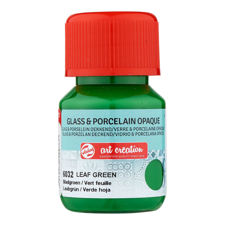 Talens art creation • glas porselein dekkend 30ml bladgroen