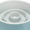 Trixie voerbak slowfeeding keramiek grijs blauw