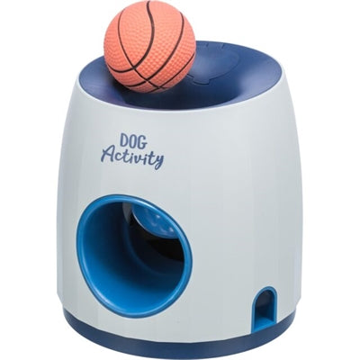 Trixie Dog activity strategiespel ball treat wit blauw