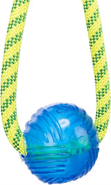 Trixie aquatoy touw trekspeeltje drijvend polyester geel groen - afbeelding 4