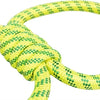 Trixie aquatoy touw trekspeeltje ringen polyester geel groen