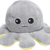 Trixie octopus omkeerbaar pluche grijs geel