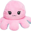 Trixie Octopus omkeerbaar pluche roze lichtblauw