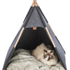 Trixie Schuilplaats tipi vilt antraciet