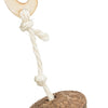 Trixie knabbelschommel kokosnoot hout rotan