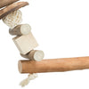 Trixie knabbelschommel kokosnoot hout rotan