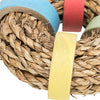 Trixie zeegras ring met papieren ringen naturel
