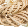 Trixie luffaring met rotan-en maisblad ring naturel