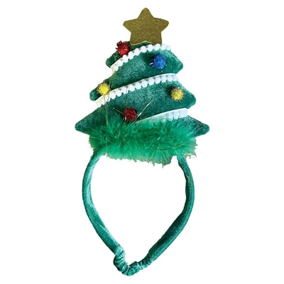 Happy pet diadeem kerstboom