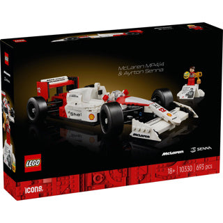 Lego icons - mclaren mp4 4 en ayrton senna constructiespeelgoed (10330)