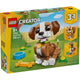Lego ® creator 3in1 schattige dieren: speelse puppy - dierenset - bouw om tot eekhoorn of eend - 31382