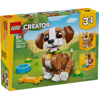 Lego schattige dieren: speelse puppy constructiespeelgoed (31382)