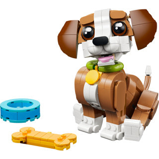 Lego schattige dieren: speelse puppy constructiespeelgoed (31382)