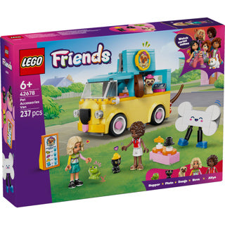 Lego friends 42678 bestelwagen met dierenaccessoires