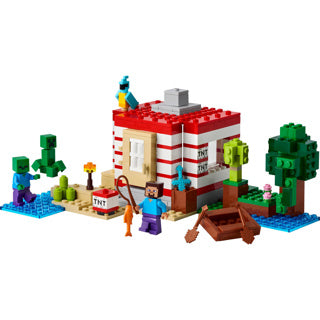 Lego ® minecraft® het tnt junglehuis, videogameset - 21275