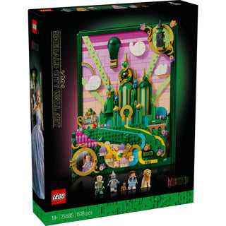 Lego wicked - emerald city muurkunst constructiespeelgoed (75685)