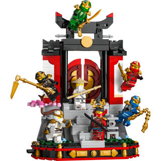 Lego ninjago 71866 15-jarig jubileum: display met ninjapersonages