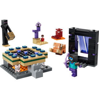 Lego minecraft - reis naar de nether en het end-portaal constructiespeelgoed (21584)