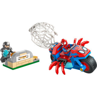 Lego marvel 11206 spidey op zijn motor vs. rhino