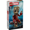 Lego marvel groot in ravager jumpsuit - bouwbaar superheld speelgoed voor kinderen - 76341