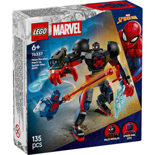 Lego marvel 76337 miles morales mecha vs. spider-man