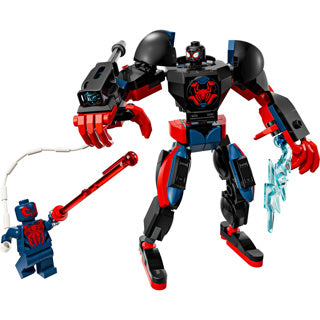 Lego marvel 76337 miles morales mecha vs. spider-man