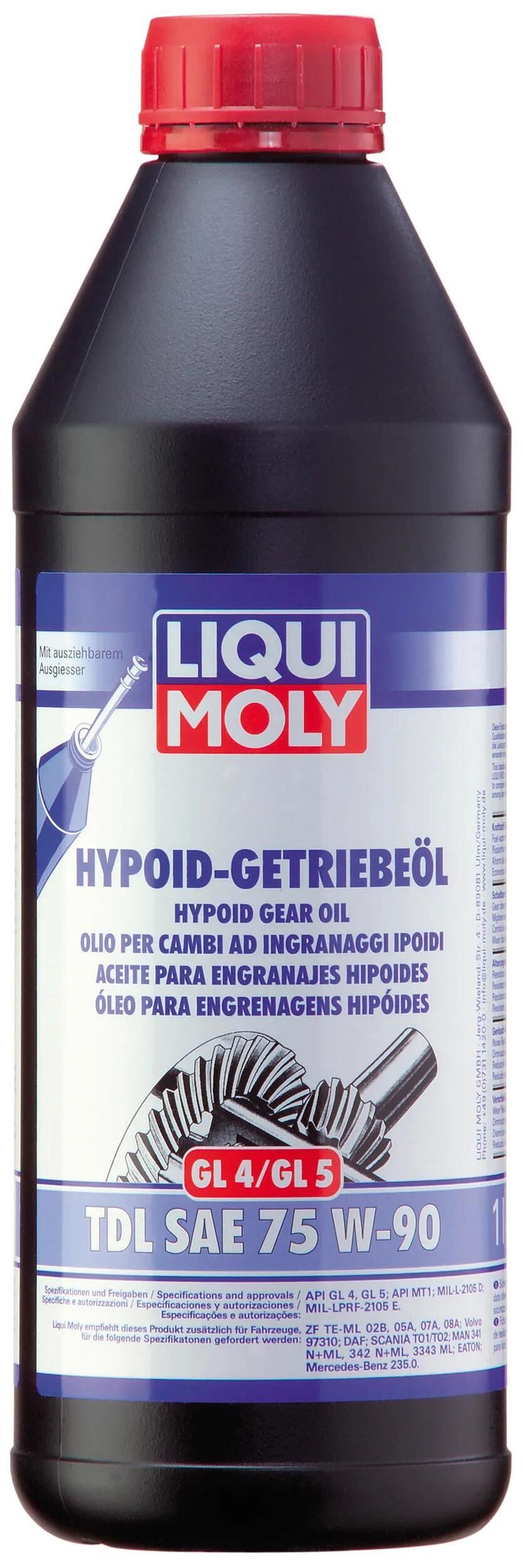Liqui moly getriebeöl tdl hyp. gear oil 75w90 1l