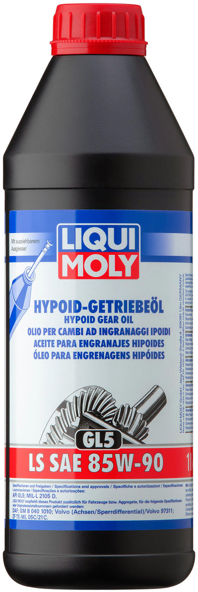 Liqui moly getriebeöl hypoid gl 5 ls hypoid gear oil gl5 ls lm sae 85w-90 1l