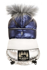Croci Hondenjas padded polar bear blauw - afbeelding 1